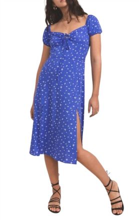 Others Follow Monique Midi Dress In Royal Blue
