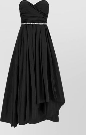 Pinko dattero dress strapless ruched bodice skirt