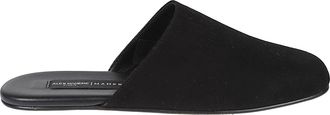 Maneb&igrave; Minimalist Backless Black Flats
