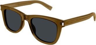 Saint Laurent SL 712 004 Mens Sunglasses Brown Size 52 - Free RX Lenses - Free RX Lenses
