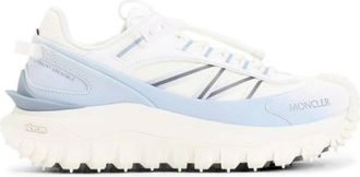 Moncler Trailgrip Low Sneakers - Heren - Sneakers - Wit - 44 EU - Leer - Schoenen