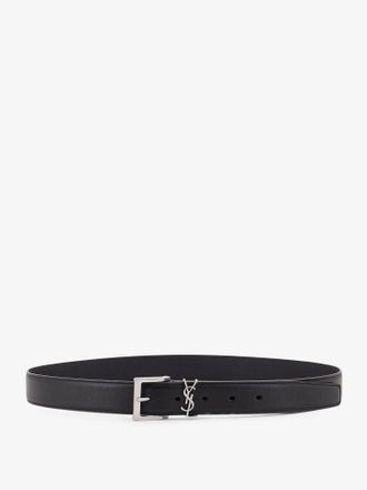 Saint Laurent Cintura Cassandre in pelle - SAINT LAURENT - gender_Man