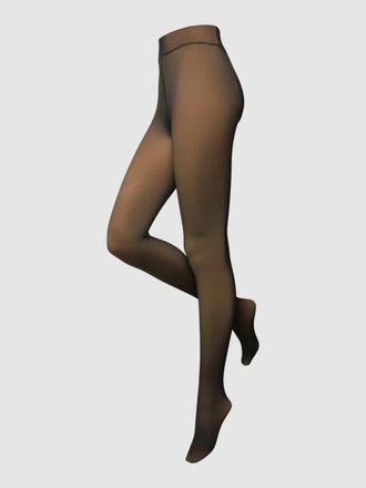 Magic Bodyfashion MAGIC Bodyfashion Thermo-Strumpfhose mit hohem Bund Modell MAGIC TIGHTS in Black, Größe L/XL