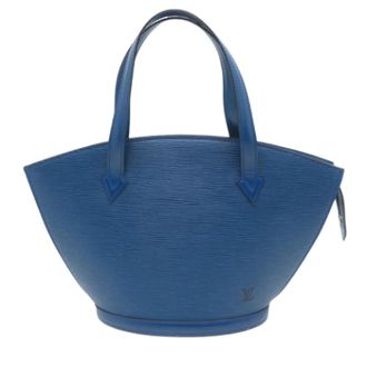 Louis Vuitton Pre-owned Epi Leather Tote - Dames - Pre-owned - Blauw - Maat: ONE Size Leer