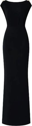 Elisabetta Franchi Gowns - Dames - Avondkleed - Zwart - M - Kleedjes