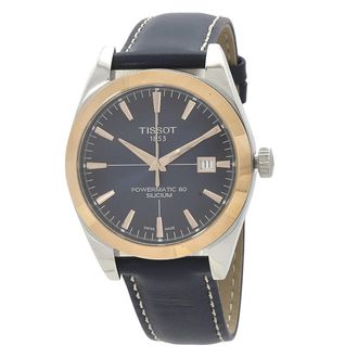Tissot Gentleman Powermatic 80 Silicium Automatic Chronometer Blue Dial Mens Watch T927.407.46.041.00