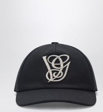 Valentino Cotton baseball cap with embroidered detail
