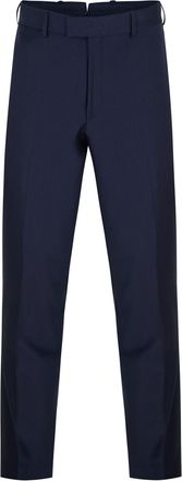 HUGO BOSS Mens Straight Trousers L in Navy - Blue - Size 33 (Waist)