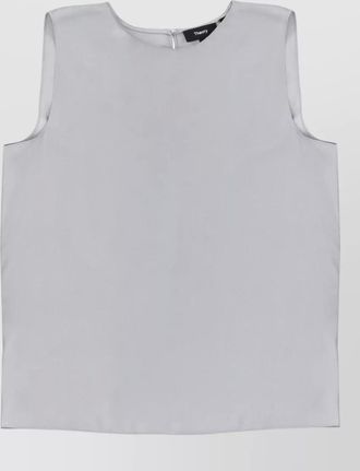 Theory sleeveless top refined summer layering piece