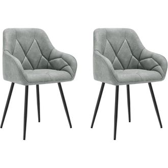 Woltu Suite 1 Una Silla Acolchada Moderna Para Patas De Metal En La Cocina O Sala De Estar. Pu Retro Marrone Oscuro - Woltu