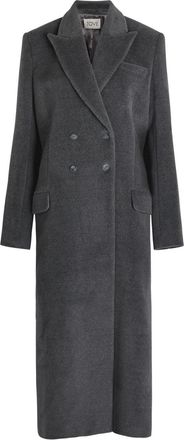 Tove Gilda Double-breasted Wool Coat - Grey - 40 (UK12 / M)