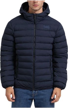 Emporio Armani Piumino con zip e cappuccio - - Jackets - Uomo - Blu - L