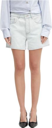 Anine Bing Dalton Short - Dames - Denim shorts - Blauw - W30 - Katoen - Korte Broeken