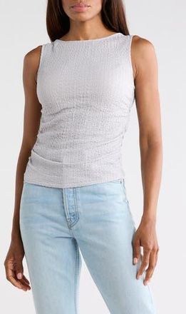 Rag & Bone Crinkled Tank in Light Grey at Nordstrom Rack, Size X-Large