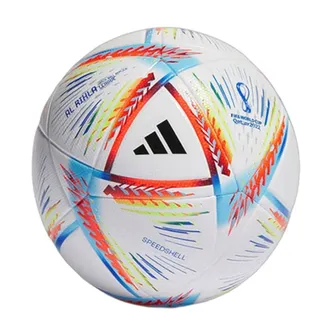 adidas Al Rihla League Mixed Football White Orange Blue H57791-5