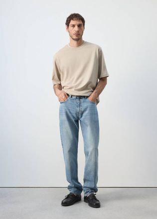 Mango T-shirt relaxed-fit 260 gsm sabbia - Uomo - XXL - MANGO MAN