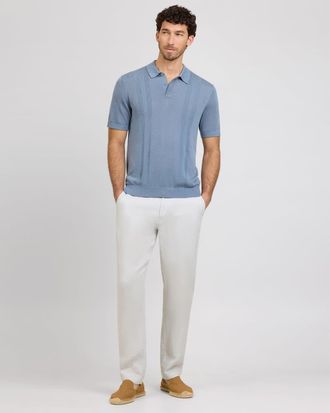 Onia Linen Trouser in Ash/white at Nordstrom, Size 36