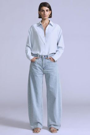 Levi's Vaqueros Drop Barrel - Mujer - 24X31 - Lavado claro / Aqua Marine MOJ