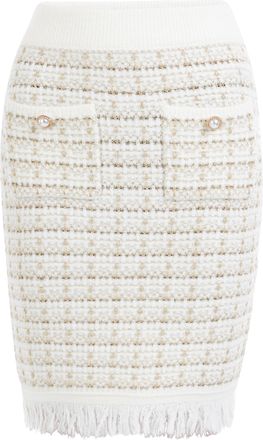 Faina gebreide rok koosh