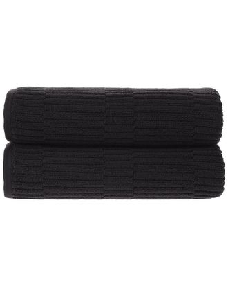 Alexis Alexis Antimicrobial Oxford Bath Sheet, Pack Of 2