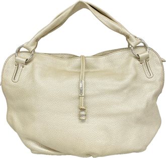 Celine Ivory Leather Tote Bag (Pre-Owned)