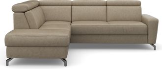 Sit&more Ecksofa »Scarlett L-Form« inklusive Kopfteilverstellung, wahlweise mit Bettfunktion, Bettkasten