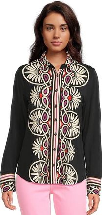 Johnny Was The Janie Favorite Button Front Shirt Womens Clothing Siera : XS, Rayon/Spandex