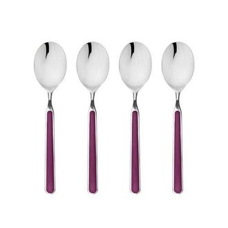 Mepra Fantasia Coffee Spoon Set - 4 Pieces in Light Mauve at Nordstrom