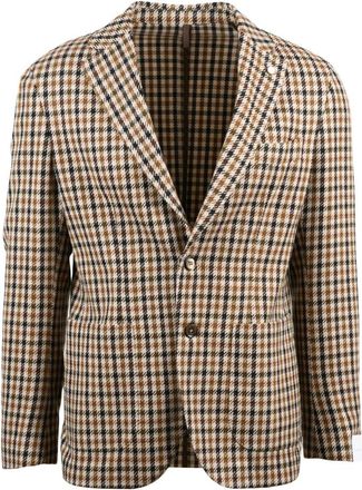Luigi Bianchi Mantova Hombre, Chaquetas, Beige, Talla: L