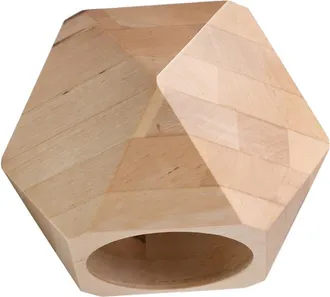 Sollux Lighting Lámpara de pared madera natural madera alt. 12 cm