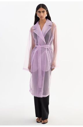 LaMarque Talise | Long Sheer Coat in Lilac at Nordstrom, Size Xx-Small