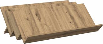 vidaXL Estante De Revistas Con Estante Roble Artisan 90 X 53 X 28,5 Cm Vidaxl