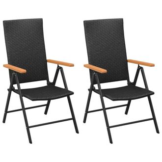 Berkfield Home Durable 3 Piece Garden Dining Set Black & Brown