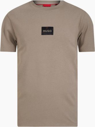 HUGO BOSS Mens HUGO Dumeon T-Shirt 237 Light/Pastel Brown - Tan - Size: 44