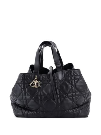 Dior Toujours Macrocannage Quilt Calfskin Large tote bag - Black