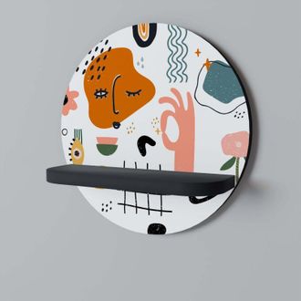 OEM Estante Redondo Matisse Whimsy Negro