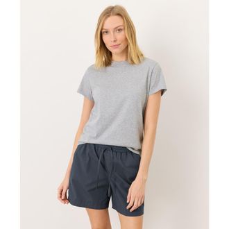 Pact Organic Cotton Womens Softspun Essential Crewneck Tee in Heather Grey at Nordstrom, Size Xx-Large