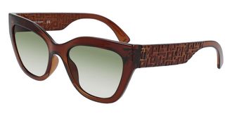 Longchamp LO691S 200 Womens Sunglasses Brown Size 55