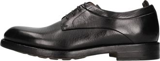 Rossi 8294 Cervo Vacchettanero - Heren - Nette schoenen - Zwart - 44 EU - Leer - Schoenen