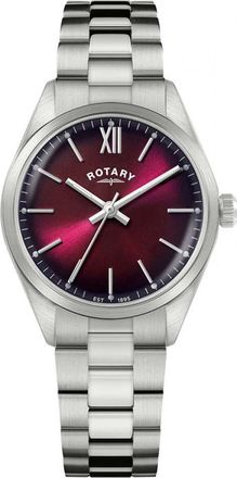 Rotary Womens RLB10005-17 Ladies Heritage Watch - Silver - One Size