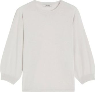 Max Mara Dames, Truien, Wit, Maat: M Wol