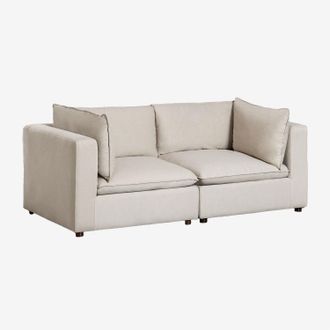 Sklum Sof&aacute; Modular De 2 Piezas Con Reposabrazos Estefan Style Sklum