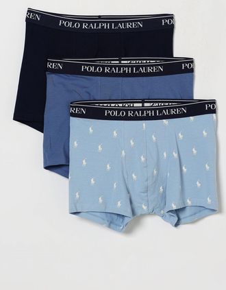 Polo Ralph Lauren Set di tre boxer parigamba in cotone stretch con vita logata