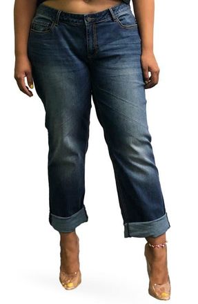 Standards & Practices Standard & Practices Boyfriend Jeans in Dark Wash at Nordstrom, Size 14W