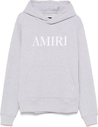 Amiri Felpa Core Logo con cappuccio - Grigio