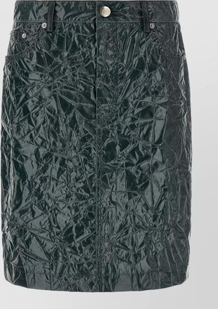 Marni wrinkled-effect skirt