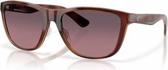 Costa Womens Corrientes 580G Polarized Sunglasses In Tortoise Rose Gradient
