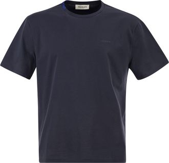 Premiata Cotton T Shirt With Technical Detail And Logo