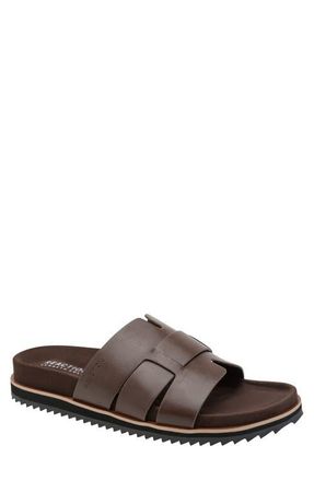 Kenneth Cole Reaction Calen Slide Sandal in Medium Brown at Nordstrom, Size 13