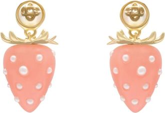 Casablanca Earrings, female, Pink, Size: ONE SIZE Strawberry Earrings